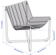 Кресло SKALBODA IKEA 205.820.35 белый - изображение 6