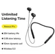 Бездротові Bluetooth наушники Baseus Bowie P1 Neckband Sport для бігу для спорту (A00025800113-Z1) Black - зображення 12