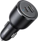 Автомобильное зарядное устройство Ugreen EC701 1xUSB-C 1xUSB-A 63W QC3.0 Черное (UGR-35023) - изображение 1