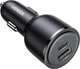 Автомобильное зарядное устройство Ugreen EC701 1xUSB-C 1xUSB-A 63W QC3.0 Черное (UGR-35023) - изображение 3