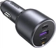 Samochodowa ładowarka Ugreen EC705 2xUSB-C 1xUSB-A 130W QC3.0 Black (6941876230259) - obraz 2