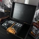 Набір для віскі з камінням у дерев'яній коробці з келихами Luminarc Sterling у чорному кольорі 300 мл WS101S - зображення 3