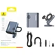 Аккумуляторный велосипедный насос Baseus PrimeTrip Series Portable Bike Pump Cosmic 150psi (C11169000121-00) - изображение 11