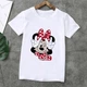 Детская футболка с рисунком Мини Маус Disney (120 см Белый) 5 лет - изображение 5