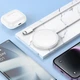Бездротовий зарядний пристрій Borofone BQ23 Sufficient magnetic White - изображение 3