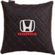 Подушка EVAtech ECO 30 х 30 см Honda Черная с красной нитью (SPSCSSBRV060) - изображение 1
