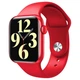Смарт-часы Smart Watch M16 plus Aluminium 44 mm голосовой вызов, смс, соц сети красный - изображение 3
