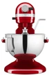 Кухонная машина KitchenAid Heavy Duty 5KSM55SXXEER 375 Вт красный - изображение 3