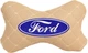 Подушка на подголовник EVAtech ECO 27 х 16 см Ford Бежевая с бежевой нитью (SPCRIIV010) - изображение 1