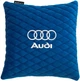 Подушка EVAtech 30 х 30 см Audi Блакитна з блакитною ниткою (SPSALMRLLV095) - зображення 1