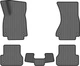 Комплект в салон EVAtech для A6 (C7) Audi 2011-2017 4 поколения Sedan USA Сота серая черный кант (AU33462CD5AV8SGB) - изображение 1