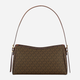 Сумка-багет сідло жіноча середня Michael Kors 32R5G9OC6B-252 Коричнева (800070334466) - зображення 2