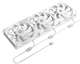 Система водяного охолодження ID-Cooling FX360 Pro White - зображення 8