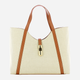 Torba shopper damska materiałowa Furla WB01729BX35423331S1007 Mleczny/Brązowy (800070334447) - obraz 1