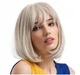 Перука пепельний Blond каре, натуральне синтетичне волосся - зображення 3