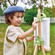 Бамбуковый мольберт Hape портативный 28х14х49 см зеленый (701080) - изображение 4