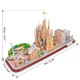 3D пазл CubicFun City Line Барселона (MC256h) - изображение 5