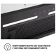 Витяжка INTERLINE SWAY BL A/60 GL/S повновбудована (52см, 1000куб) - изображение 8