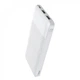 Портативна батарея Power Bank HOCO J72 USB / Type-C 10000mAh, White - зображення 1