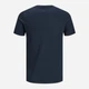Футболка хлопковая длинная мужская Jack & Jones 12151955 L Темно-синяя (5714487088233) - изображение 8
