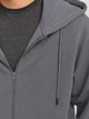 Толстовка на молнии мужская Jack & Jones 12249342 2XL Серая (5715672237801) - изображение 6