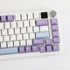 Ігрова механічна клавіатура AJAZZ AK820 MAX: Hot-Swap, Gasket Mount, RGB, 3 режими для геймерів Магнітна White-Purple - зображення 2