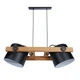 Потолочный светильник KONVALIA RL 160 E27 WOOD черный LIGHT SET - изображение 2
