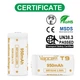 Аккумулятор 16340/CR123 Li-Ion Vapcell T9 Button Top, 950mAh, 3A, 4.2/3.6/2.5V, White - изображение 6