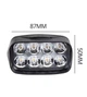 Світлодіодна балка (додаткова фара) 8 LED 12W Біле світло (05701) - зображення 7
