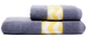 Набор махровых полотенец с зигзагами Osborn Textile 50х90 70х140 см Серый 500г/м2 - изображение 1