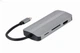 Док-станция USB-C 8-в-1 с HDMI 4K, VGA, USB 3.0, кардридер, стерео-аудио, серый - изображение 2