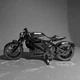 Металлический конструктор Мотоцикл 3D Harley-Davidson 12,8х6,2х4,3 см, конструктор декоративный с лазерной вырезкой - изображение 5