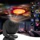 Домашний планетарий звездное небо Ночник Проектор Galaxy Projector 13 слайдов 10 Вт, черный - изображение 1