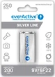Акумулятор everActive EVHRL22-250 6LR61 (крона) 8.4V, 250mAh, LSD Ni-MH, Блістер - зображення 1