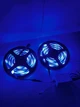 Світлодіодна стрічка 10 метрів (5м + 5м) з пультом RGB 2835 LED 12В + блок від мережі 220В на стелю, для кімнати - зображення 8