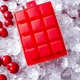 Форма для льоду силіконова з гербом України 20 x 13.2 см Червона - зображення 1