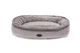 Овальный Лежак Harley and Cho Donut Soft Touch Gray L 100х70х21 cm Серый для собак (3102862) - изображение 1