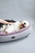 Овальный Лежак Harley and Cho Donut Soft Touch Pink XL 110х80х23 cm Розовый для собак (3102867) - изображение 7