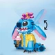 Детский 3D конструктор / пазл "Stitch" игрушечный набор из миниблоков в форме Стича, синий (98739073) - изображение 2