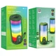 Портативна Bluetooth колонка Borofone BR33, BT5.3, TWS, AUX, USB, FM, TF, 10W, 1500mAh, 2h з LED підсвічуванням dark green - зображення 2