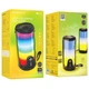 Портативная Bluetooth колонка Borofone BR33, BT5.3, TWS, AUX, USB, FM, TF, 10W, 1500mAh, 2h с LED подсветкой black - изображение 4
