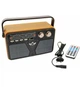 Аккумуляторный радиоприемник с пультом Kemai Retro MD-507BT Bluetooth с разъемом USB - изображение 2