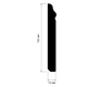 Плинтус дюрополимерный 102x12x2000 мм Harmony M 204 - изображение 2