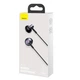 Навушники Baseus Encok H19 Wired Earphone 3.5mm Чорні - изображение 7
