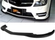 Передняя Губа Бампера DPT V2 (2011-2015, Черный Глянец) для Mercedes C-class W204 - изображение 3