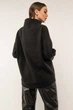 Світшот з трикотажу з подовженою спинкою та стійкою RiMari 42 Чорний (rm12969) - изображение 6