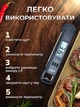 Кухонний цифровий термометр з щупом Andowl TP-660X1 3в1 кулінарний електронний градусник харчовий для приготування їжі з відкривалкою для пляшок та магнітом - зображення 5