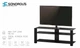 Подставка для телевизора Sonorous PL 3404-B-HBLK - изображение 2