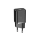 Мережевий зарядний пристрій Baseus Super Si 1C 20W With Simple Wisdom Data Cable Type-C/iP 1m Black - зображення 3