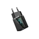 Мережевий зарядний пристрій Baseus Super Si 1C 20W With Simple Wisdom Data Cable Type-C/iP 1m Black - зображення 6